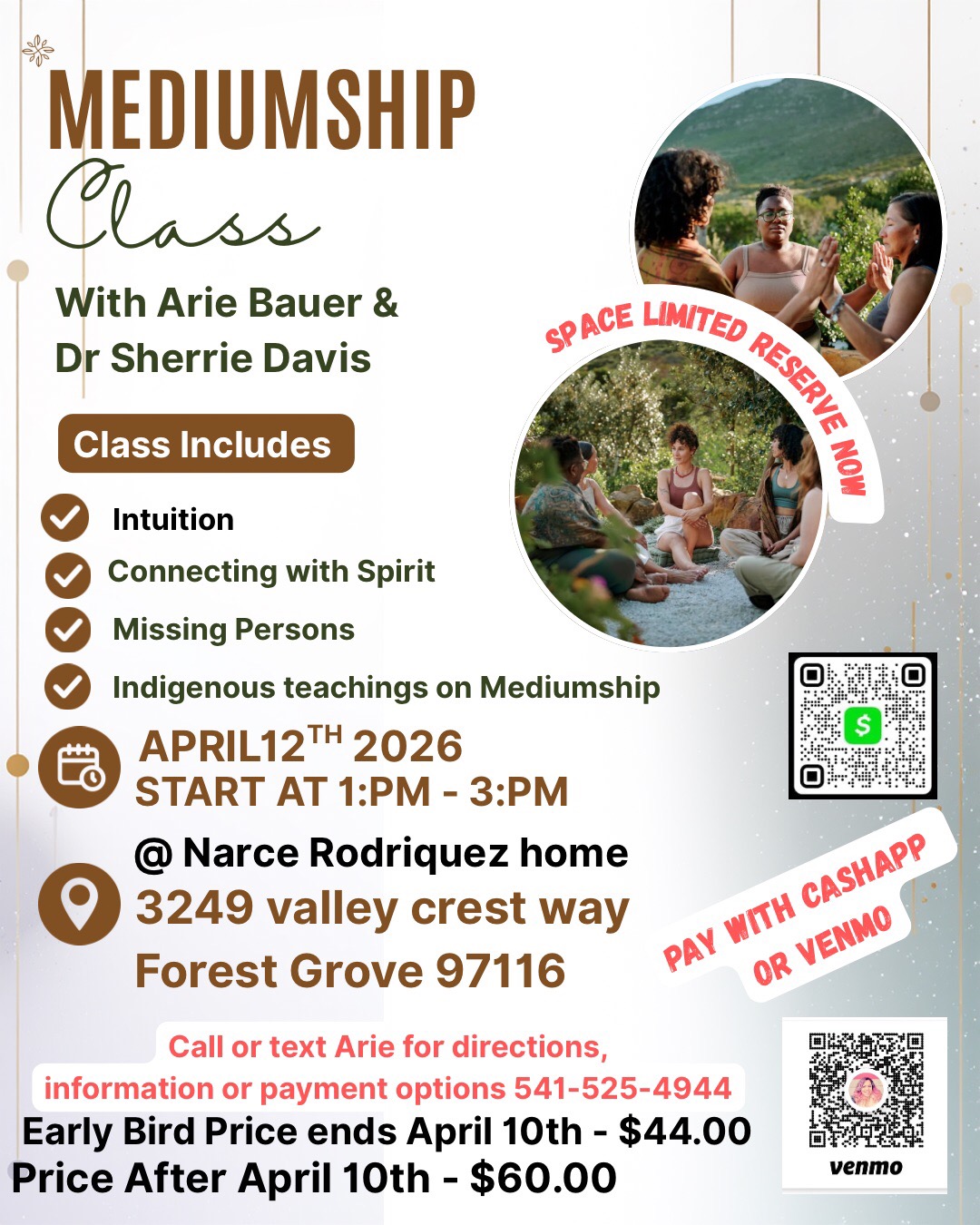 Mediumship Class in Forest Grove